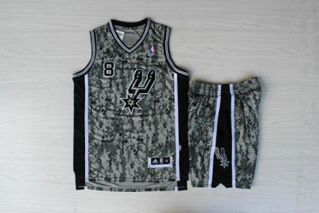 Maillot De Basket San Antonio Spurs Patty Mills 8 Tissus Sportif Fans Edition Camouflage